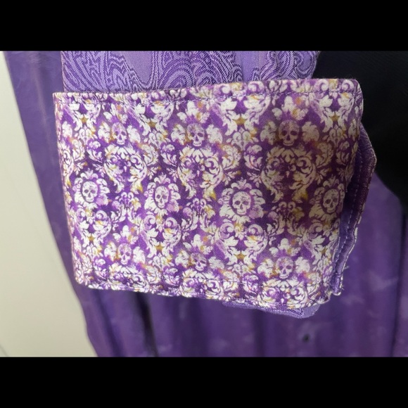 Robert Graham Purple Rosendale Skulls Button Down Men Size 3XLT - Picture 8 of 8